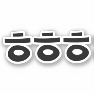 HEHEHEHE ㅎ ㅎ ㅎ koreanischen Slang Aufkleber