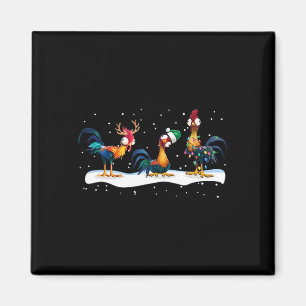 Hei Hei Chicken Christmas - Uni Magnet
