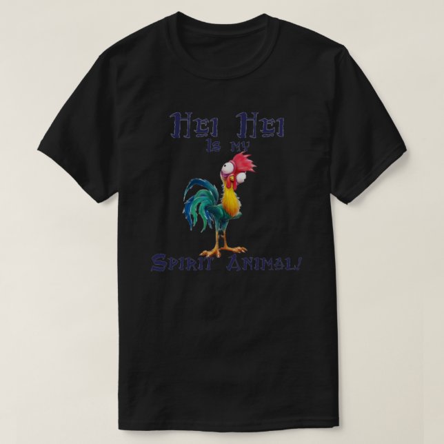 Hei Hei ist mein Spirit Animal Classic T - Shirt.p T-Shirt (Design vorne)