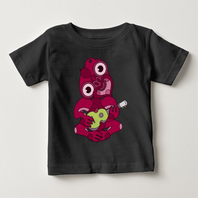 Hei Tiki für Ngaere green uke 2 Baby T-shirt (Vorderseite)