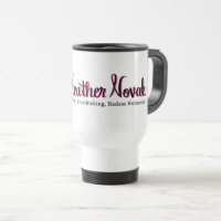 Heide Novak offizielle Logo-Reise-Tasse