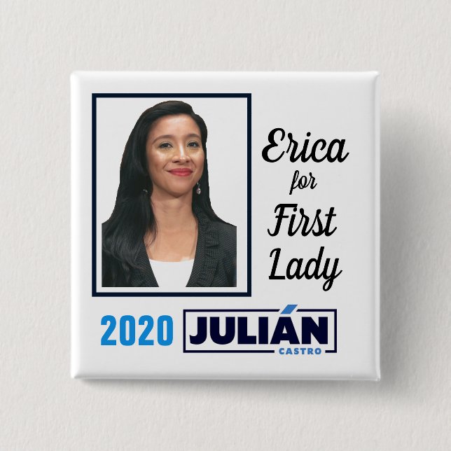 Heidekraut Castro für First Lady Button (Vorderseite)