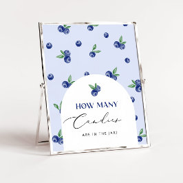 Heidelbeere süße Ratschläge wie viele Bonbons Poster