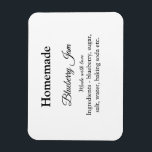 Heidelbeermarmelade aus Liebe, hausgemacht Magnet<br><div class="desc">Entwurf</div>