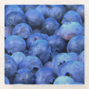 Heidelbeerpfahl Glasuntersetzer