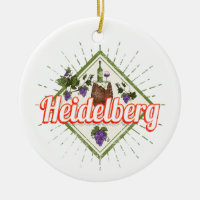 Heidelberg am Neckar Deutschland Retro Wein Vintag