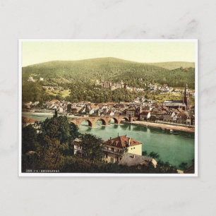 Heidelberg, aus dem Philosophenweg, Baden, G Postkarte