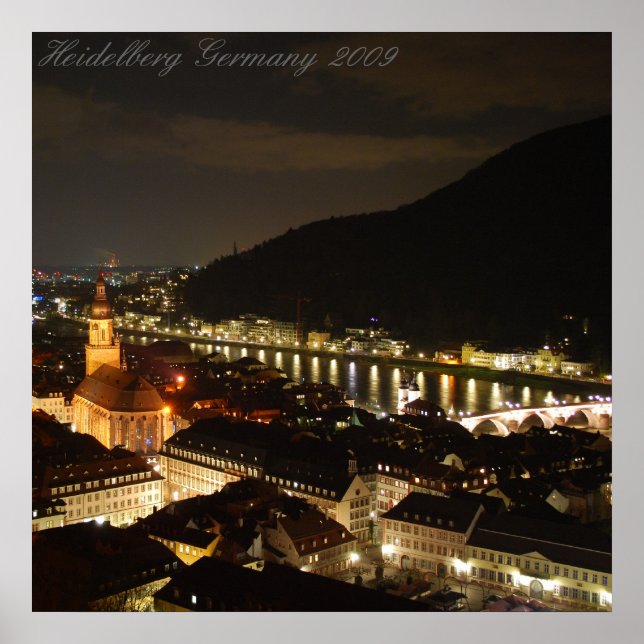 Heidelberg Deutschland 2009 Poster (Vorne)