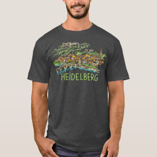 Heidelberg Deutschland Einzigartiges Kunsthandwerk T-Shirt