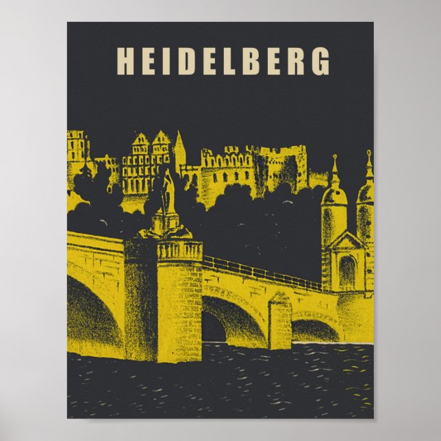 Heidelberg, Deutschland Poster (Vorne)