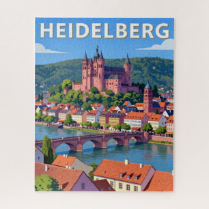 Heidelberg Deutschland Schloss Altstadt Reise Puzzle