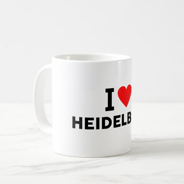Heidelberg Germany Kaffeetasse (Vorderseite Links)