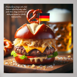 Heidelberg Haus Burger Delight Poster