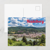 Heidelberg Neckar Panorama Deutschland
