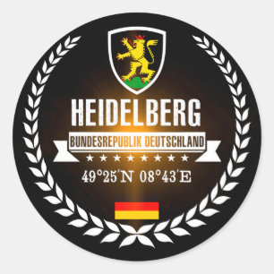 Heidelberg Runder Aufkleber