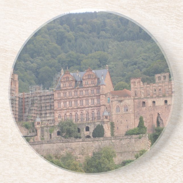 Heidelberg-Schloss Getränkeuntersetzer (Vorne)