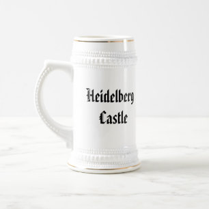 Heidelberg-Schloss - Stein Bierglas