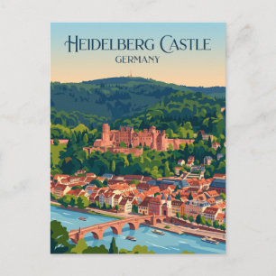Heidelberger Schloss Deutschland Postkarte