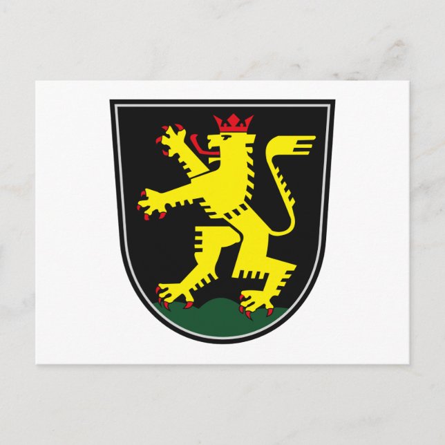 Heidelberger Wappen Postkarte (Vorderseite)