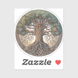 Heidenbaum Aufkleber