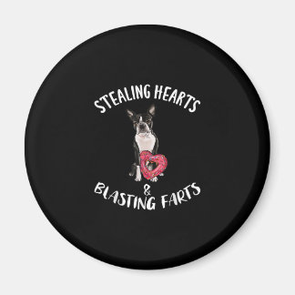 Heidenrauschen von Furzen Boston Terrier Magnet