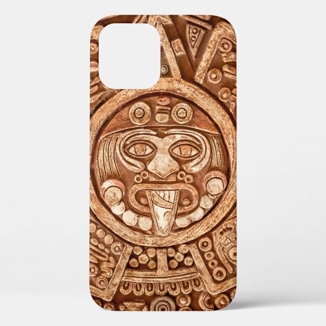 Heidenschmuck eines Stammes Maya-Textur Case-Mate iPhone Hülle (Rückseite)