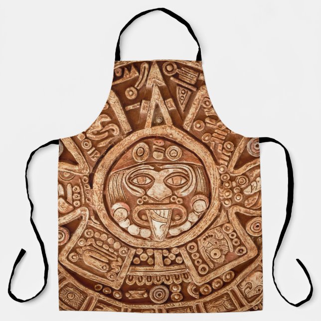 Heidenschmuck eines Stammes Maya-Textur Schürze (Vorderseite)