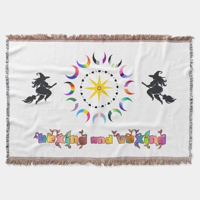 Heidentum Gebetsteppich Altar Tuch Witchy Queer Pr Decke (Vorderseite)