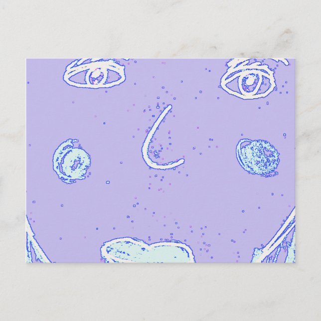 Heidepostkarte Postkarte (Vorderseite)