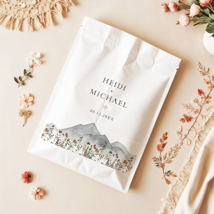 HEIDI Mute Tone Boho Wildblume Wedding Geschenktütchen