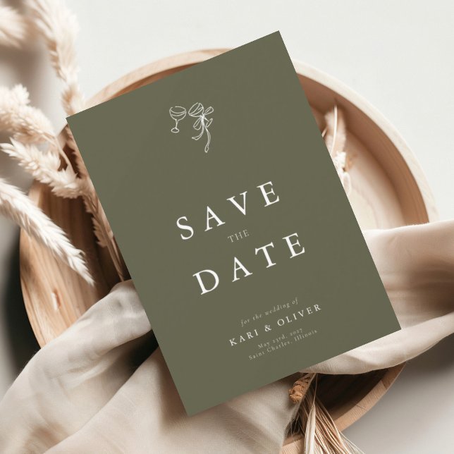 HEIDI Olive Wedding Save The Date (Von Creator hochgeladen)