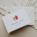 HEIDI Pink Berry Sweet Strawberry Girl Babydusche Dankeskarte<br><div class="desc">Diese rosa Beere süße Erdbeere Mädchen Babydusche Dankeschön-Karte ist ideal für eine Frühjahr-oder Sommer Babydusche. Das einzigartige boho-Design bietet süße Picknickbeeren in Rot, Rosa und Weiß. Personalisieren Sie das Innere Ihres Dankes Notizen mit Ihrem Namen, und ein Dankeschön Nachricht. Alternativ können Sie den Bereich Dankeschön Meldungsvorlage leer verlassen werden, um...</div>