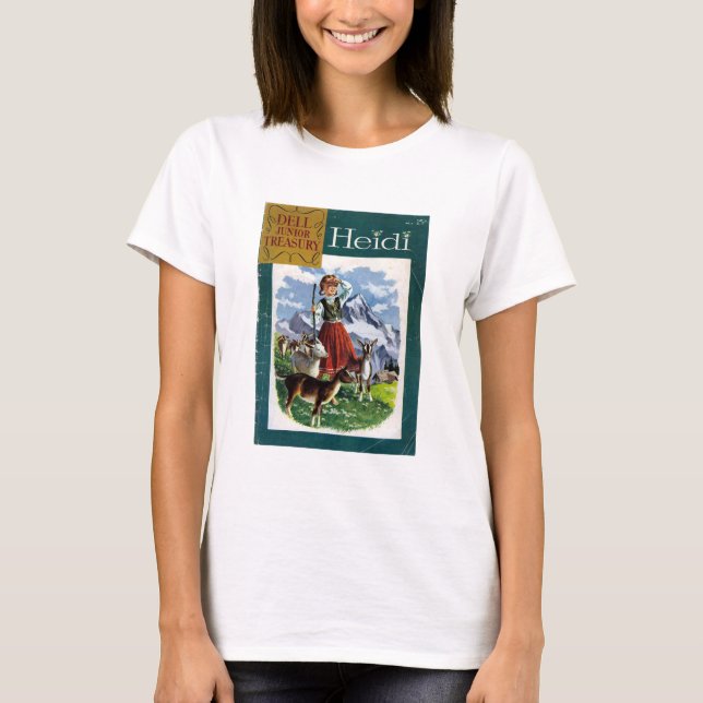 Heidi - Retro Comic - Fantasie - Retro-Comic T-Shirt (Vorderseite)