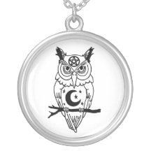 Heidnische Eulen-Halskette