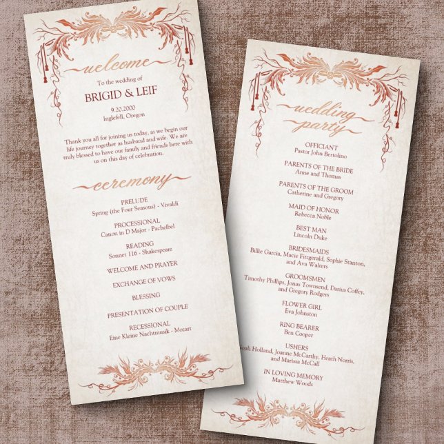 Heidnische Handfasting-Hochzeitsprogramm (Von Creator hochgeladen)