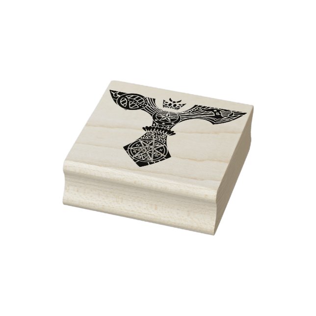 heidnische Symbole Kunst-Briefmarke Gummistempel (Stempel)