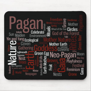 Heidnische Wörter Mousepad
