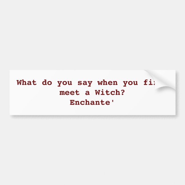 Heidnischer Spaß-Autoaufkleber Autoaufkleber (Vorne)