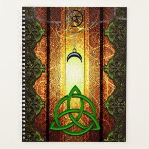 Heidnisches Buch Dunkle Magie Sprüche Wicca & Hexe Planer
