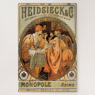 Heidsieck & Co. von Alphonse Mucha Puzzle