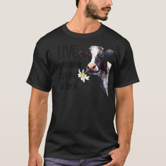 Heifer lebe wie jemand Links Gate Open Cow Bauer T-Shirt