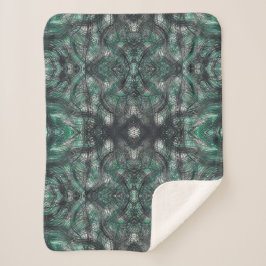Heights Abstract Dark Green Black Watercolor Art Sherpadecke