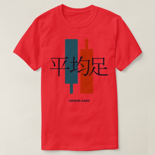 Heikin Ashi Trading T-Shirt (Design vorne)