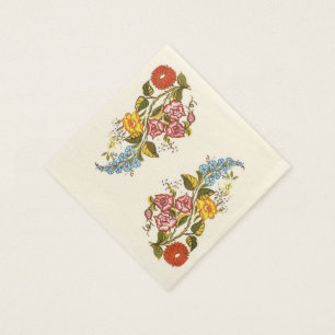 heikle ungarische Blume Serviette