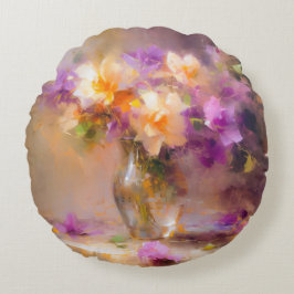 Heikles Stillleben Rundes Kissen