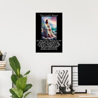 Heilands-Gebet Küsten-Kontemplations-Heiligtum Poster