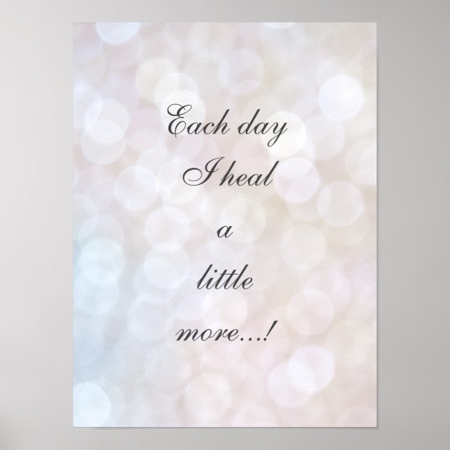 Heilbejahung Poster (Vorne)