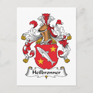 Heilbronner Familienwappen Postkarte