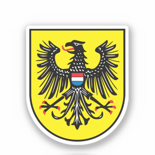 Heilbronner Wappen, Deutschland Aufkleber (Vorderseite)