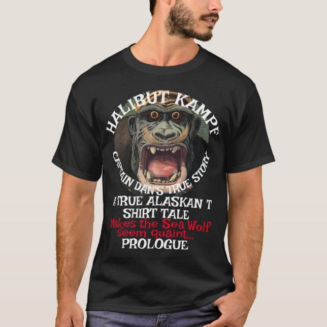 Heilbutt Kampf Kapitän Dans Prolog  T-Shirt (Vorderseite)